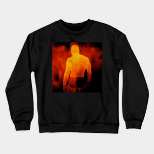 Hell Boy - Portrait of a  Fire Fighter Crewneck Sweatshirt